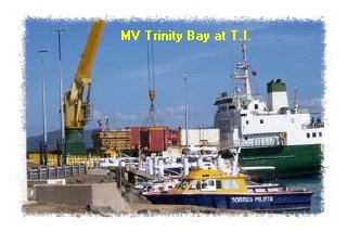 MV Trinity unloading at Thursday Island