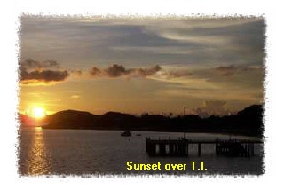 Sunset over T.I.